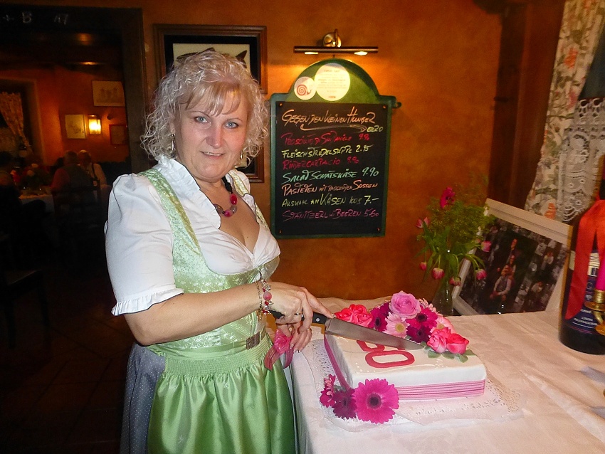 1. April 2017: Geburtstag von Heidi Hopfgartner im Gasthof Hohlwegwirt